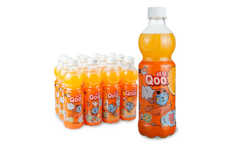 QOO ORANGE JUICE 450ML 12BOTTLES